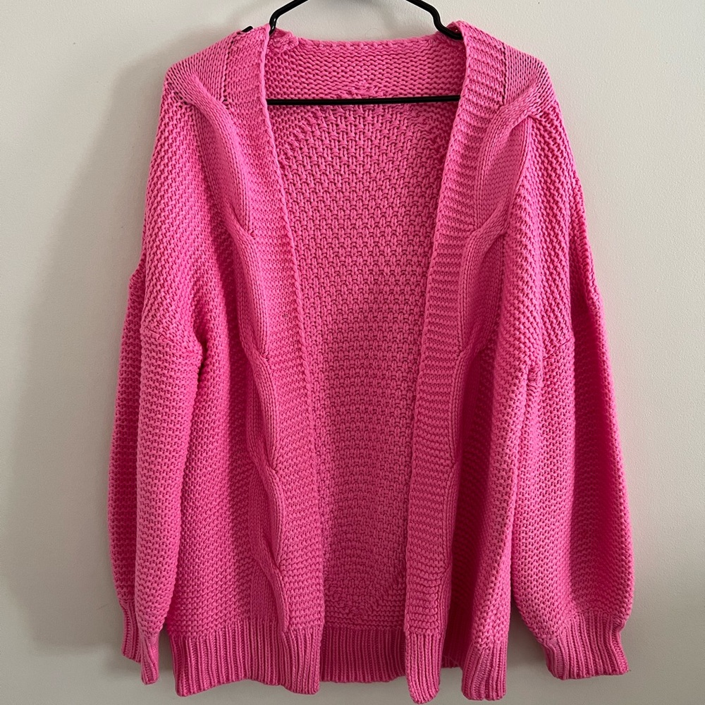 Pink Cardigan